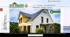 Desktop Screenshot of gottinger-fassaden.at